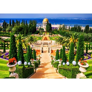 Bluebird Puzzle (70265) - Adrian Chesterman: "Bahá'í gardens" - 1000 piezas
