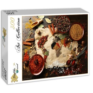 Grafika (00985) - "World map in Spices" - 300 piezas