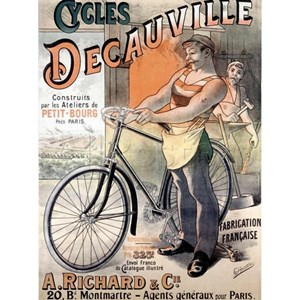 Grafika (00610) - "Vélos Decauville, 1892" - 2000 piezas