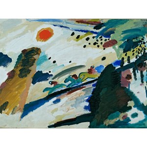 Grafika (00628) - Vassily Kandinsky: "Romantic Landscape, 1911" - 2000 piezas