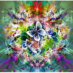 Grafika (00784) - "Spring Flowers and Butterflies" - 1500 piezas