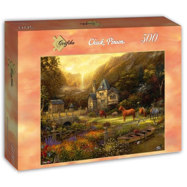 Grafika (t-00822) - Chuck Pinson: "The Golden Valley" - 500 piezas