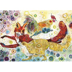 Grafika (t-00879) - Sally Rich: "Leaping Fox's" - 2000 piezas
