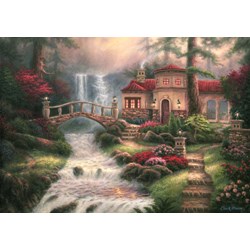 Grafika (t-00792) - Chuck Pinson: "Sierra River Falls" - 1500 piezas