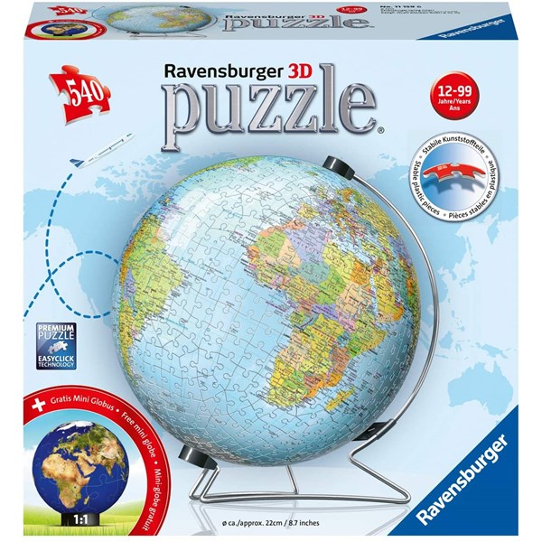Ravensburger (11159) - "Globe (in German)" - 540 piezas