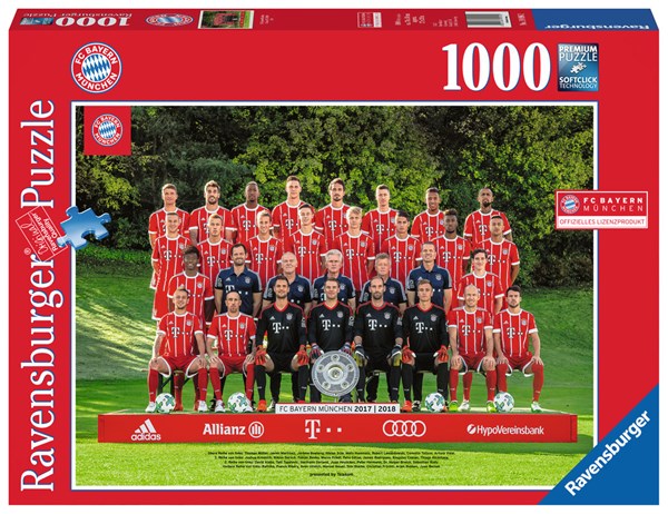 Ravensburger (19896) - "FC Bayern '17/18 J.H." - 1000 piezas