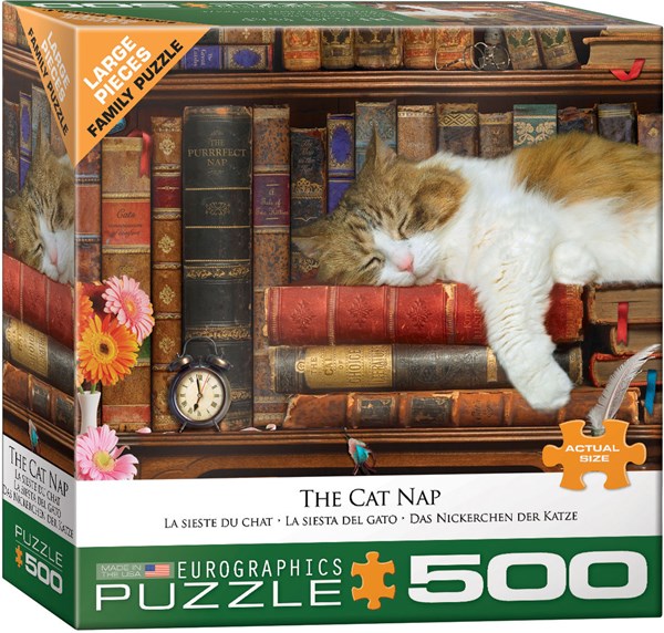 Eurographics (8500-5545) - "The Cat Nap" - 500 piezas