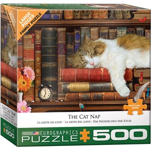 Eurographics (8500-5545) - "The Cat Nap" - 500 piezas