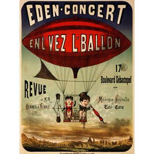 Grafika (00612) - "Affiche pour Eden-concert, 1884" - 2000 piezas