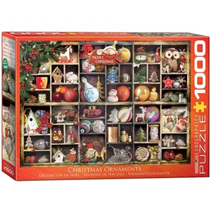 Eurographics (6000-0759) - "Christmas Ornaments" - 1000 piezas