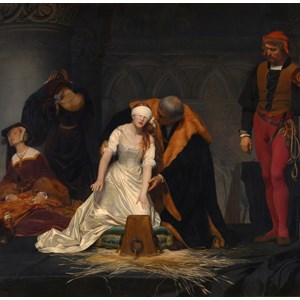 Grafika (00752) - Paul Delaroche: "The Execution of Lady Jane Grey, 1833" - 1500 piezas