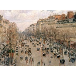 Grafika (00512) - Camille Pissarro: "Boulevard Montmartre, 1897" - 2000 piezas