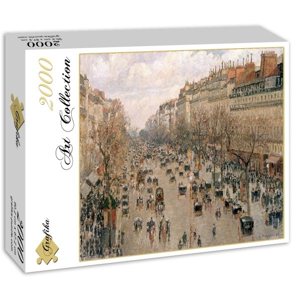 Grafika (00512) - Camille Pissarro: "Boulevard Montmartre, 1897" - 2000 piezas