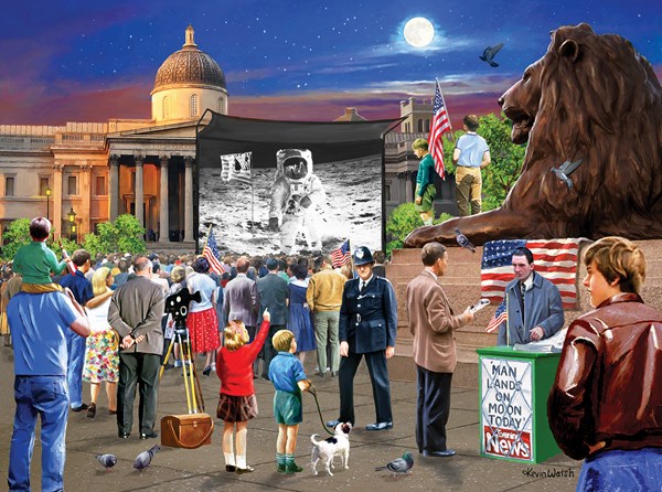 SunsOut (13327) - Kevin Walsh: "Moon Landing 1969" - 1000 piezas
