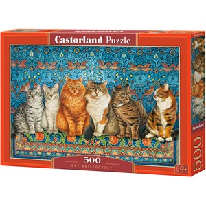 Castorland (B-53469) - "Cat Aristocracy" - 500 piezas