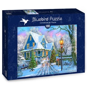 Bluebird Puzzle (70340) - Dominic Davison: "Christmas at Home" - 1000 piezas