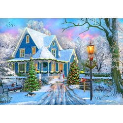 Bluebird Puzzle (70340) - Dominic Davison: "Christmas at Home" - 1000 piezas