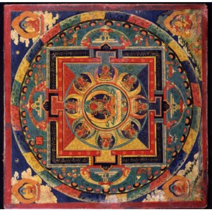 Grafika (00753) - "Tibetan School, Amitabha Mandala" - 1500 piezas