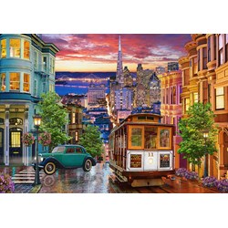 Castorland (B-53391) - "San Francisco Trolley" - 500 piezas