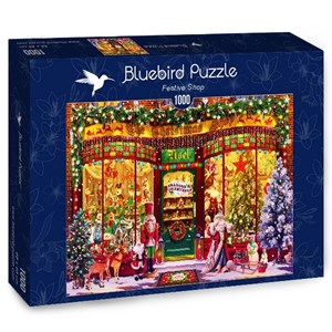 Bluebird Puzzle (70342) - Garry Walton: "Festive Shop" - 1000 piezas