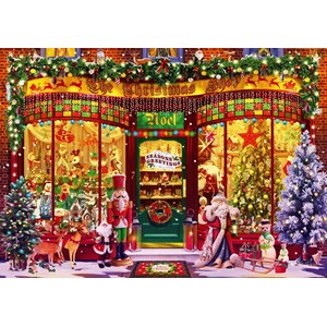 Bluebird Puzzle (70342) - Garry Walton: "Festive Shop" - 1000 piezas