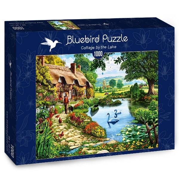 Bluebird Puzzle (70315) - Steve Crisp: "Cottage by the Lake" - 1000 piezas