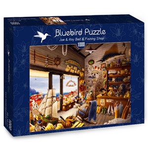 Bluebird Puzzle (70321) - "Joe & Roy Bait & Fishing Shop" - 1000 piezas