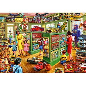 Bluebird Puzzle (70324) - Steve Crisp: "Toy Shop Interiors" - 1000 piezas