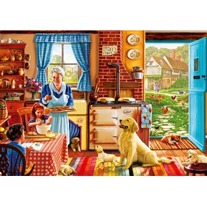 Bluebird Puzzle (70323) - Steve Crisp: "Cottage Interior" - 1000 piezas