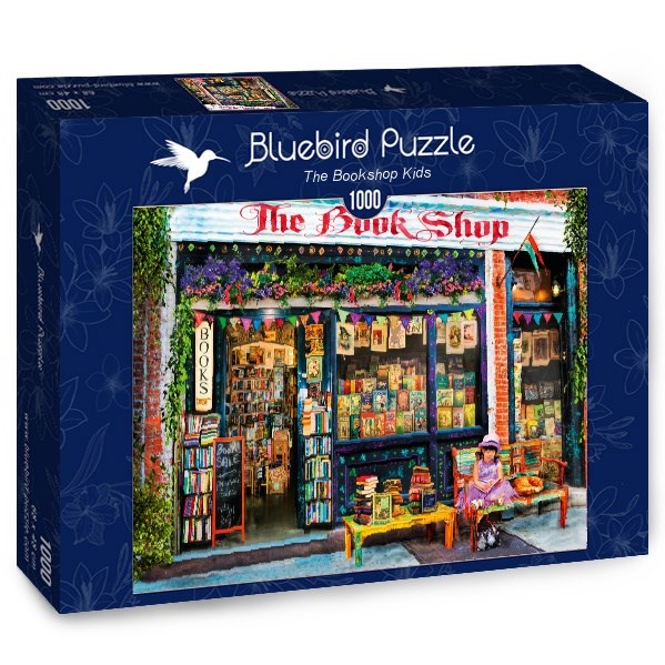 Bluebird Puzzle (70327) - Aimee Stewart: "The Bookshop Kids" - 1000 piezas