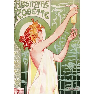 Grafika (00496) - Henri Privat-Livemont: "Absinthe Robette, 1896" - 1000 piezas