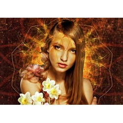 Bluebird Puzzle (70006) - "The Flower Woman" - 1000 piezas