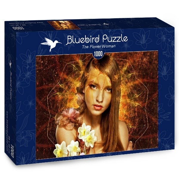 Bluebird Puzzle (70006) - "The Flower Woman" - 1000 piezas