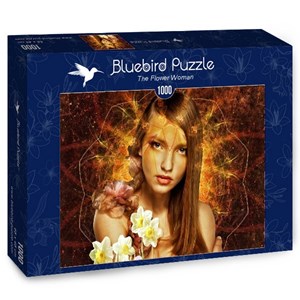 Bluebird Puzzle (70006) - "The Flower Woman" - 1000 piezas