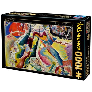 D-Toys (75116) - Vassily Kandinsky: "Painting with Red Spot" - 1000 piezas