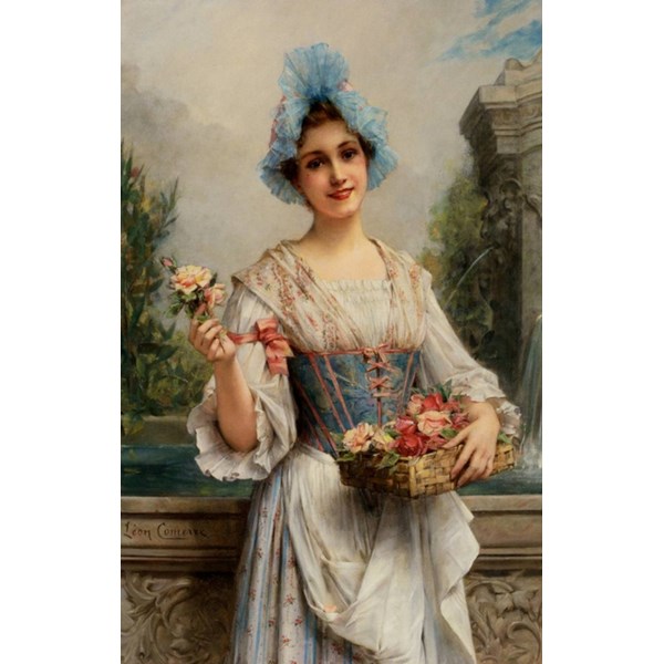 D-Toys (73921) - Léon François Comerre: "The Flower Seller" - 500 piezas