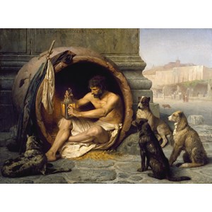 D-Toys (75017) - Jean-Leon Gerome: "Diogenes, 1860" - 1000 piezas