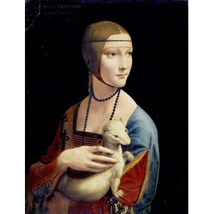 D-Toys (74973) - Leonardo Da Vinci: "Lady with an Ermine" - 1000 piezas