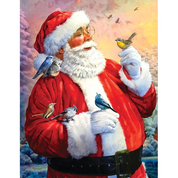 SunsOut (50730) - Larry Jones: "Morning Meeting with Santa" - 1000 piezas