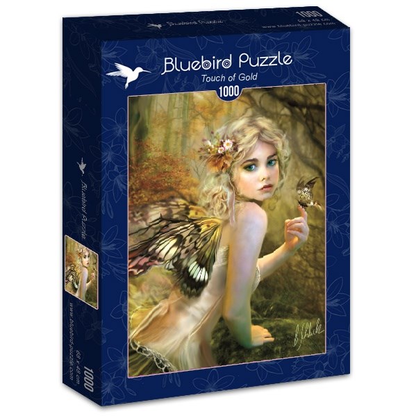 Bluebird Puzzle (70174) - Bente Schlick: "Touch of Gold" - 1000 piezas