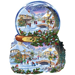 SunsOut (97152) - Steve Crisp: "Winter Village" - 1000 piezas
