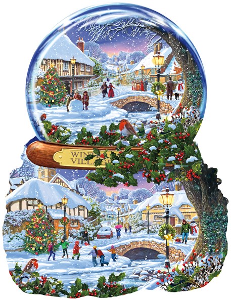 SunsOut (97152) - Steve Crisp: "Winter Village" - 1000 piezas