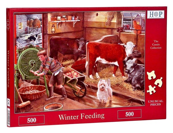 The House of Puzzles (4470) - "Winter Feeding" - 500 piezas