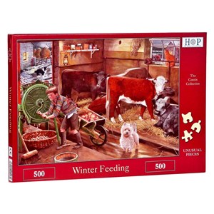 The House of Puzzles (4470) - "Winter Feeding" - 500 piezas
