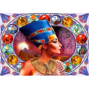 Bluebird Puzzle (70131) - Andrew Farley: "Nefertiti" - 1000 piezas