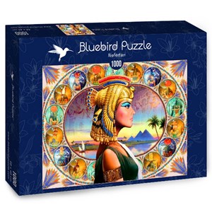 Bluebird Puzzle (70130) - Andrew Farley: "Nefertari" - 1000 piezas