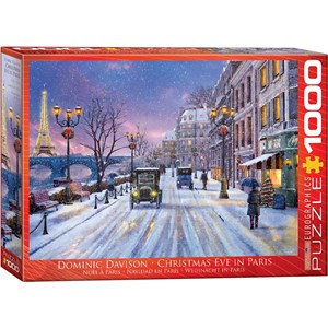 Eurographics (6000-0785) - Dominic Davison: "Christmas Eve in Paris" - 1000 piezas