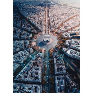 Ravensburger (15990) - "Paris seen from above" - 1000 piezas