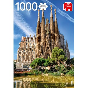 Jumbo (18835) - "Sagrada Familia View, Barcelona" - 1000 piezas