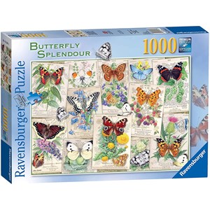 Ravensburger (15261) - "Butterfly Splendours" - 1000 piezas